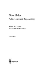 Cover of: Otto Hahn | Klaus Hoffmann