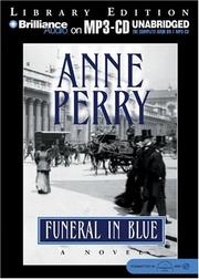Cover of: Funeral in Blue (William Monk) by Anne Perry