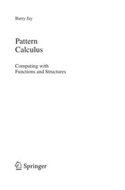 Pattern Calculus by Barry Jay