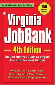 Cover of: The Virginia Jobbank by Adams