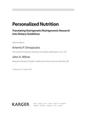 Cover of: Personalized nutrition by International Society of Nutrigenetics/Nutrigenomics. Congress