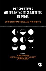 Cover of: Perspectives on learning disabilities in India | 