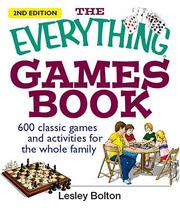 Cover of: The everything games book