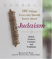 Cover of: 101 Things Everyone Should Know About Judaism by Richard D. Bank