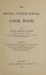 Cover of: The Boston cooking-school cook book