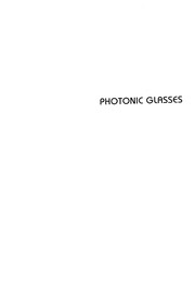 Cover of: Photonic glasses | 