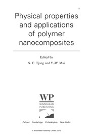 Cover of: Physical properties and applications of polymer nanocomposites | S. C. Tjong