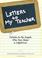 Cover of: Letters to my teacher