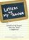 Cover of: Letters to My Teacher
