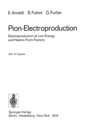 Cover of: Pion-Electroproduction | Edoardo Amaldi