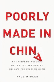 Poorly made in China by Paul Midler