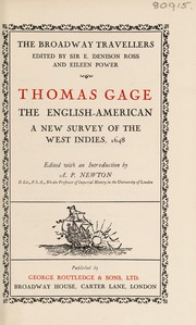 Cover of: The English-American by Thomas Gage