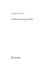 A Primer of Ecology with R by M. Henry Stevens