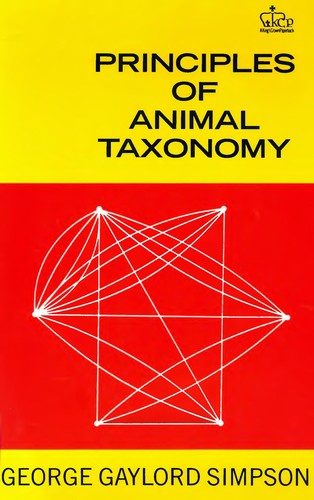 Principles of animal taxonomy (1990 edition) | Open Library
