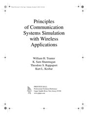 Cover of: Principles of communication systems simulation with wireless applications by William H. Tranter ... [et al.].
