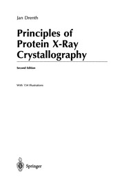 Cover of: Principles of Protein X-ray Crystallography | Jan Drenth