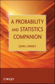 Cover of: A probability and statistics companion