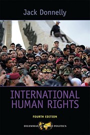 Cover of: International human rights | Jack Donnelly