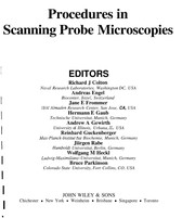 Cover of: Procedures in scanning probe microscopies | 