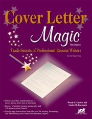 Cover of: Cover Letter Magic: Trade Secrets of Professional Resume Writers (Cover Letter Magic)
