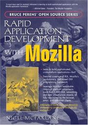 Cover of: Rapid Application Development with Mozilla | Nigel McFarlane