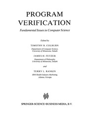 Cover of: Program Verification | Timothy R. Colburn