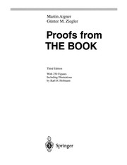Cover of: Proofs from THE BOOK