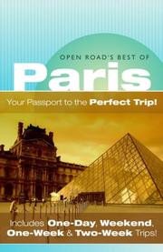 Cover of: Open Road's Best of Paris by Andy Herbach