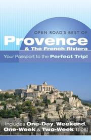 cover of Open Road'S Best Of Provence & The French Riviera