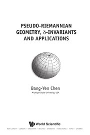 Cover of: Pseudo-riemannian geometry, [delta]-invariants and applications | Bang-Yen Chen