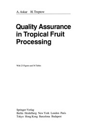Cover of: Quality Assurance in Tropical Fruit Processing