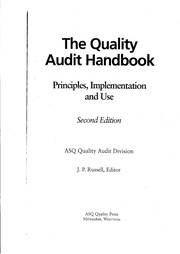 Cover of: The quality audit handbook | 