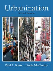 Cover of: Urbanization: an introduction to urban geography