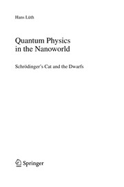 Cover of: Quantum Physics in the Nanoworld | Hans LГјth