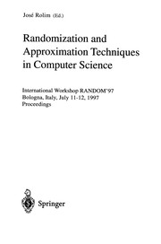 Randomization and approximation techniques in computer science