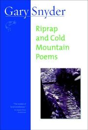Cover of: Riprap and Cold Mountain Poems
