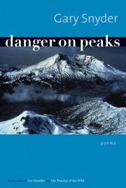 Cover of: Danger on Peaks: Poems