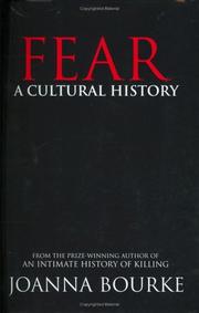 Cover of: Fear by Joanna Bourke