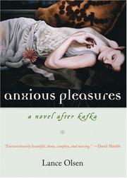 Cover of: Anxious Pleasures by Lance Olsen