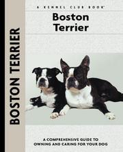 Cover of: Boston terrier
