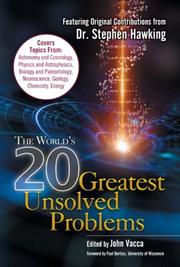 Cover of: The World's 20 Greatest Unsolved Problems by John R. Vacca