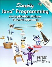 Cover of: Simply Java Programming: An Application-Driven Tutorial Approach