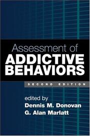Cover of: Assessment of Addictive Behaviors, Second Edition