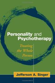 Cover of: Personality and Psychotherapy: Treating the Whole Person