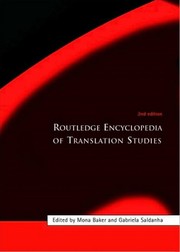 Cover of: Routledge encyclopedia of translation studies
