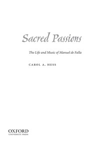 Cover of: Sacred passions | Carol A Hess