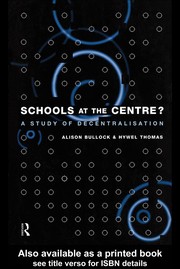 Cover of: Schools at the Centre