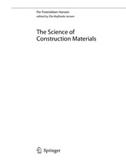 Cover of: The science of construction materials by Per Freiesleben Hansen