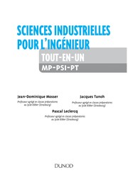 Cover of: Sciences industrielles pour l'ingénieur by Jean-Dominique Mosser