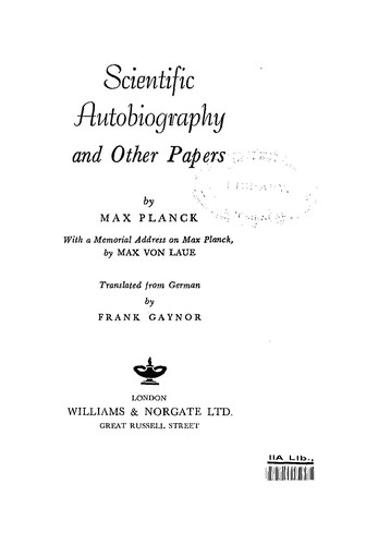 max planck papers